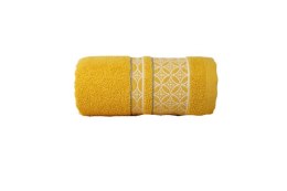 Ręcznik 70x140 Arabiana żółty 400 g/m2 frotte Greno