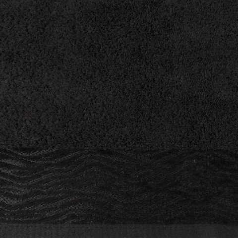 Ręcznik Dafne 50x90 czarny frotte 500 g/m2 Eurofirany Ręcznik Dafne 50x90 czarny frotte 500 g/m2 Eurofirany