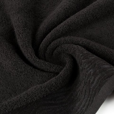 Ręcznik Dafne 50x90 czarny frotte 500 g/m2 Eurofirany Ręcznik Dafne 50x90 czarny frotte 500 g/m2 Eurofirany