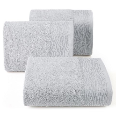 Ręcznik Dafne 70x140 srebrny frotte 500 g/m2 Eurofirany Ręcznik Dafne 70x140 srebrny frotte 500 g/m2 Eurofirany