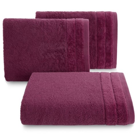 Ręcznik Damla 30x50 amarantowy frotte 500 g/m2 Eurofirany Ręcznik Damla 30x50 amarantowy frotte 500 g/m2 Eurofirany