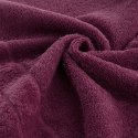 Ręcznik Damla 30x50 amarantowy frotte 500 g/m2 Eurofirany