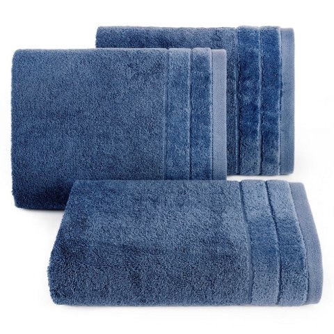 Ręcznik Damla 30x50 granatowy frotte 500 g/m2 Eurofirany Ręcznik Damla 30x50 granatowy frotte 500 g/m2 Eurofirany