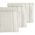Ręcznik Glory 1 30x50 beżowy z welurową bordiurą i błyszczącą nicią 500g/m2 Eurofirany Ręcznik Glory 1 30x50 beżowy z welurową bordiurą i błyszczącą nicią 500g/m2 Eurofirany