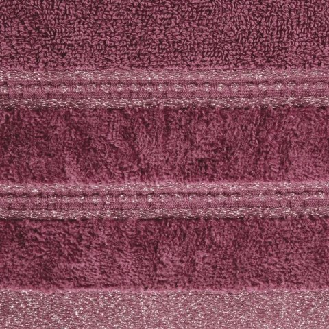 Ręcznik Glory 1 30x50 bordowy z welurową bordiurą i błyszczącą nicią 500g/m2 Eurofirany Ręcznik Glory 1 30x50 bordowy z welurową bordiurą i błyszczącą nicią 500g/m2 Eurofirany
