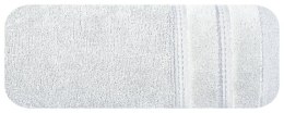 Ręcznik Glory 1 30x50 stalowy z welurową bordiurą i błyszczącą nicią 500g/m2 Eurofirany