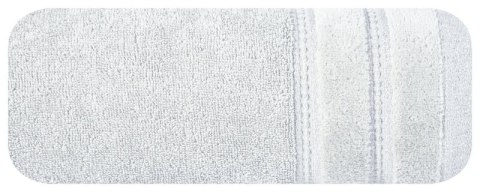 Ręcznik Glory 1 70x140 stalowy z welurową bordiurą i błyszczącą nicią 500g/m2 Eurofirany Ręcznik Glory 1 70x140 stalowy z welurową bordiurą i błyszczącą nicią 500g/m2 Eurofirany