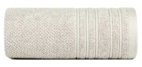 Ręcznik Glory 3 30x50 beżowy z welurową bordiurą i błyszczącą nicią 500g/m2 Eurofirany Ręcznik Glory 3 30x50 beżowy z welurową bordiurą i błyszczącą nicią 500g/m2 Eurofirany