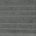 Ręcznik Glory 3 30x50 stalowy z welurową bordiurą i błyszczącą nicią 500g/m2 Eurofirany Ręcznik Glory 3 30x50 stalowy z welurową bordiurą i błyszczącą nicią 500g/m2 Eurofirany