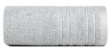 Ręcznik Glory 3 50x90 jasnopopielaty z welurową bordiurą i błyszczącą nicią 500g/m2 Eurofirany Ręcznik Glory 3 50x90 jasnopopielaty z welurową bordiurą i błyszczącą nicią 500g/m2 Eurofirany