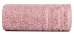 Ręcznik Glory 3 70x140 liliowy z welurową bordiurą i błyszczącą nicią 500g/m2 Eurofirany