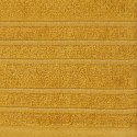 Ręcznik Glory 3 70x140 musztardowy z welurową bordiurą i błyszczącą nicią 500g/m2 Eurofirany Ręcznik Glory 3 70x140 musztardowy z welurową bordiurą i błyszczącą nicią 500g/m2 Eurofirany