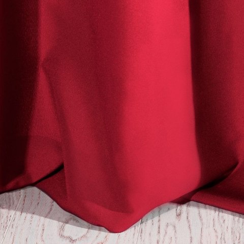Zasłona 140x250 Rita czerwona gotowa na przelotkach Eurofirany Zasłona 140x250 Rita czerwona gotowa na przelotkach Eurofirany