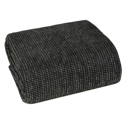 Koc narzuta dekoracyjna 180x220 Amber czarny bawełniany akrylowy D91 Koc narzuta dekoracyjna 180x220 Amber czarny bawełniany akrylowy D91