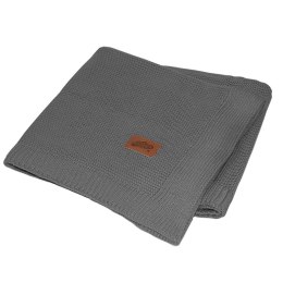 Kocyk bambusowy Mayamoo 80x100 03 grafitowy w pudełku 50% bawełna 50% bambus 540g/m2