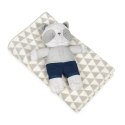 Kocyk dziecięcy 75x100 David 03 Miś szary romby maskotka pluszak przytulanka BabyMatex Kocyk dziecięcy 75x100 David 03 Miś szary romby maskotka pluszak przytulanka BabyMatex