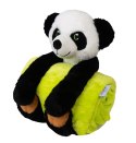 Kocyk dziecięcy 85x100 Carol 01 Panda limonkowy maskotka pluszak przytulanka BabyMatex Kocyk dziecięcy 85x100 Carol 01 Panda limonkowy maskotka pluszak przytulanka BabyMatex