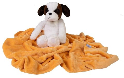 Kocyk dziecięcy 85x100 Carol 03 Piesek pomarańczowy maskotka pluszak przytulanka BabyMatex Kocyk dziecięcy 85x100 Carol 03 Piesek pomarańczowy maskotka pluszak przytulanka BabyMatex