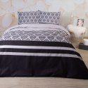 Pościel flanelowa 140x200 Ornamenty szara czarna z jedną poszewką 31494/1 Flanela 3 Darymex Pościel flanelowa 140x200 Ornamenty szara czarna z jedną poszewką 31494/1 Flanela 3 Darymex