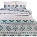 Pościel flanelowa 160x200 Świąteczna biała zielona szara śnieżynki 31492/2 Flanela 3 Darymex Pościel flanelowa 160x200 Świąteczna biała zielona szara śnieżynki 31492/2 Flanela 3 Darymex