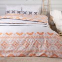 Pościel flanelowa 220x200 Świąteczna biała pomarańczowa szara śnieżynki 31492/1 Flanela 3 Darymex Pościel flanelowa 220x200 Świąteczna biała pomarańczowa szara śnieżynki 31492/1 Flanela 3 Darymex