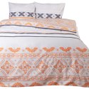 Pościel flanelowa 220x200 Świąteczna biała pomarańczowa szara śnieżynki 31492/1 Flanela 3 Darymex Pościel flanelowa 220x200 Świąteczna biała pomarańczowa szara śnieżynki 31492/1 Flanela 3 Darymex