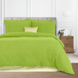 Pościel frotte 160x200 zielona 014 nowa jednobarwna Darymex