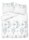 Pościel satynowa 220x200 Kwiaty biała miętowa 4054 A Home Satin 124 Pościel satynowa 220x200 Kwiaty biała miętowa 4054 A Home Satin 124