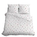 Pościel satynowa 220x200 Kwiaty biała różowa jasna 4060 A Home Satin 124 Pościel satynowa 220x200 Kwiaty biała różowa jasna 4060 A Home Satin 124