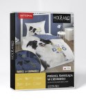 Pościel świecąca w ciemności 160x200 pies border collie 4088 A biała bawełniana Fluo 127 Pościel świecąca w ciemności 160x200 pies border collie 4088 A biała bawełniana Fluo 127