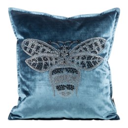 Poszewka royal 2 45x45 cm niebieski
