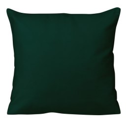 Poszewka satynowa 40x40 zielona butelkowa 036 jednobarwna Darymex