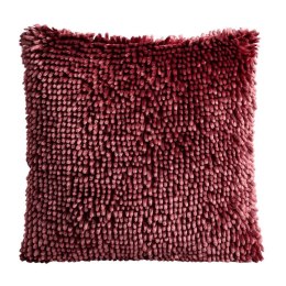 Poszewka shaggy 1 40x40 cm ciemnobordowy