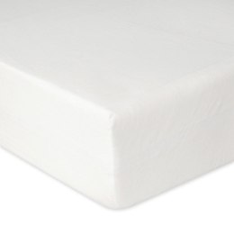 Prześcieradło jersey 110/120x190/200x30 białe z gumką na wysoki materac 30 cm Jersey 1