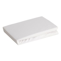 Prześcieradło jersey z gumką 120x200 kremowe na wysoki materac 25 cm 125 g/m2 D91