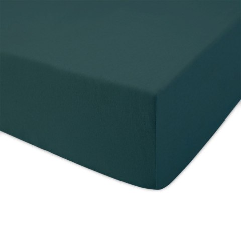 Prześcieradło jersey z gumką 160x200 036 zielone butelkowe Darymex Prześcieradło jersey z gumką 160x200 036 zielone butelkowe Darymex