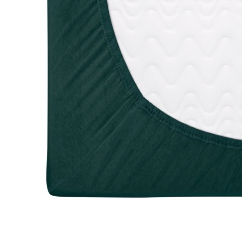 Prześcieradło jersey z gumką 160x200 036 zielone butelkowe Darymex Prześcieradło jersey z gumką 160x200 036 zielone butelkowe Darymex