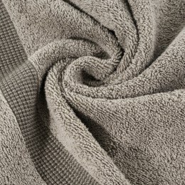 Ręcznik 50x90 Rodos beżowy ciemny 07 frotte 500g/m2 Eurofirany