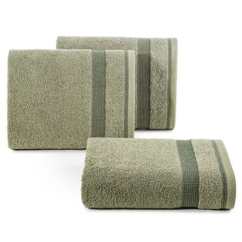 Ręcznik 50x90 Rodos oliwkowy 10 frotte 500g/m2 Eurofirany Ręcznik 50x90 Rodos oliwkowy 10 frotte 500g/m2 Eurofirany