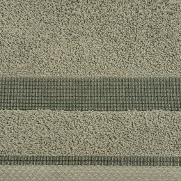 Ręcznik 70x140 Rodos oliwkowy 10 frotte 500g/m2 Eurofirany