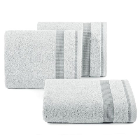 Ręcznik 70x140 Rodos srebrny 02 frotte 500g/m2 Eurofirany Ręcznik 70x140 Rodos srebrny 02 frotte 500g/m2 Eurofirany
