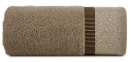 Ręcznik Marit 70x140 beżowy ciemny frotte 485 g/m2 Eurofirany
