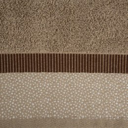 Ręcznik Marit 70x140 beżowy ciemny frotte 485 g/m2 Eurofirany