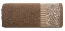 Ręcznik Marit 70x140 brązowy ciemny frotte 485 g/m2 Eurofirany