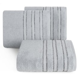 Ręcznik Selena 70x140 srebrny 500 g/m2 Eurofirany