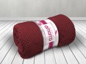 Koc narzuta 150x200 Amorro żakardowy bordowy wytłaczany 240g/m2 Darymex Koc narzuta 150x200 Amorro żakardowy bordowy wytłaczany 240g/m2 Darymex