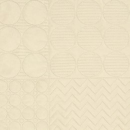 Narzuta dekoracyjna 170x210 Elegant kremowa welurowa geometryczna dwustronna Darymex