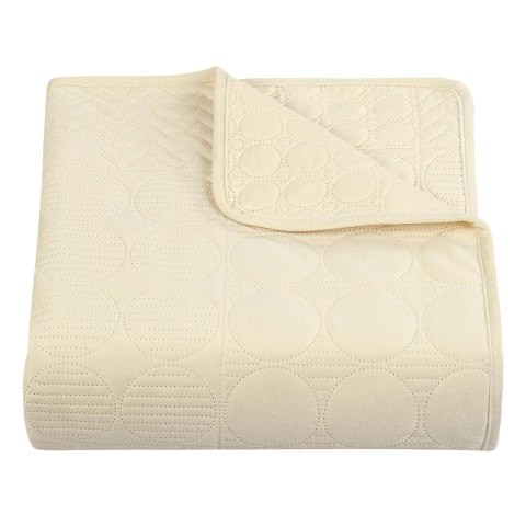 Narzuta dekoracyjna 170x210 Elegant kremowa welurowa geometryczna dwustronna Darymex Narzuta dekoracyjna 170x210 Elegant kremowa welurowa geometryczna dwustronna Darymex