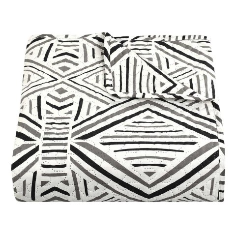 Narzuta dekoracyjna 170x210 Tarik biała czarna geometryczna Darymex Narzuta dekoracyjna 170x210 Tarik biała czarna geometryczna Darymex