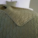 Narzuta dekoracyjna 170x210 Verde zielona welurowa liście dwustronna Darymex Narzuta dekoracyjna 170x210 Verde zielona welurowa liście dwustronna Darymex
